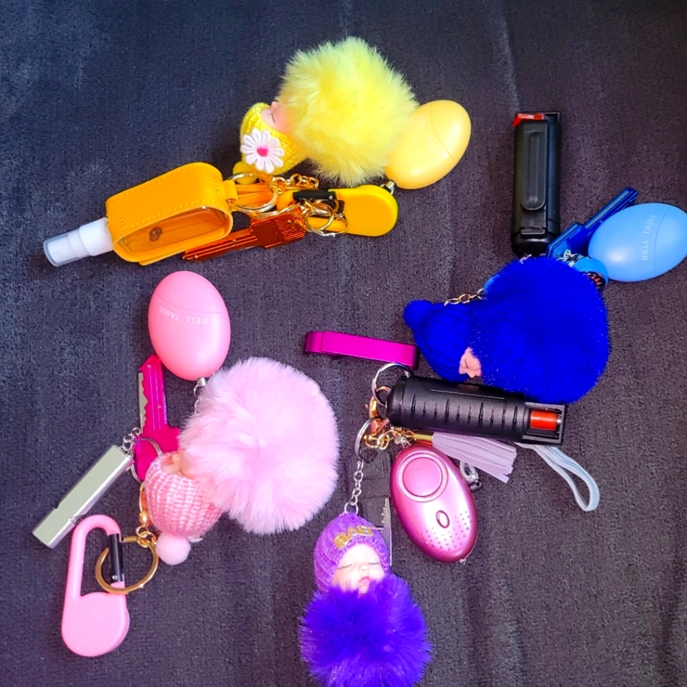 Safety defense keychains
